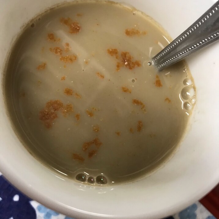 とろけるきな粉入り濃厚ほうじ茶ラテ